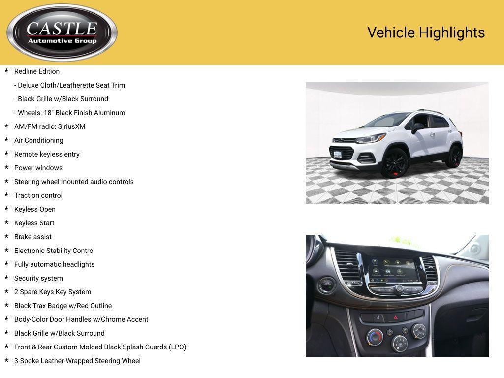 used 2018 Chevrolet Trax car, priced at $10,886