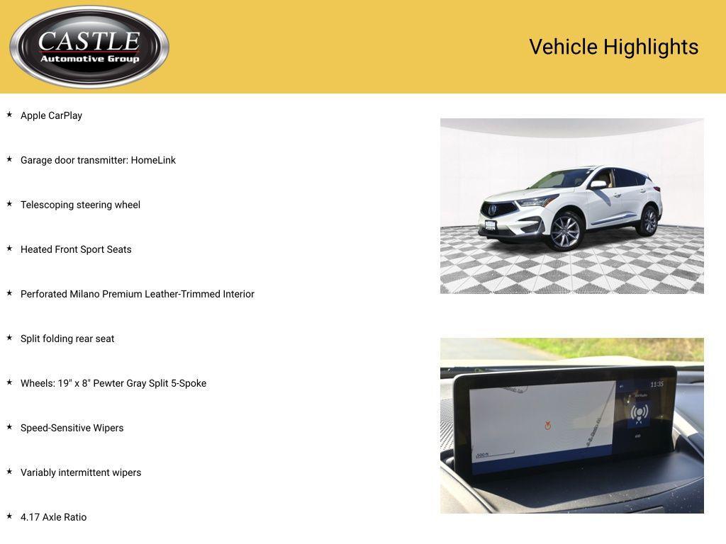 used 2019 Acura RDX car, priced at $21,997