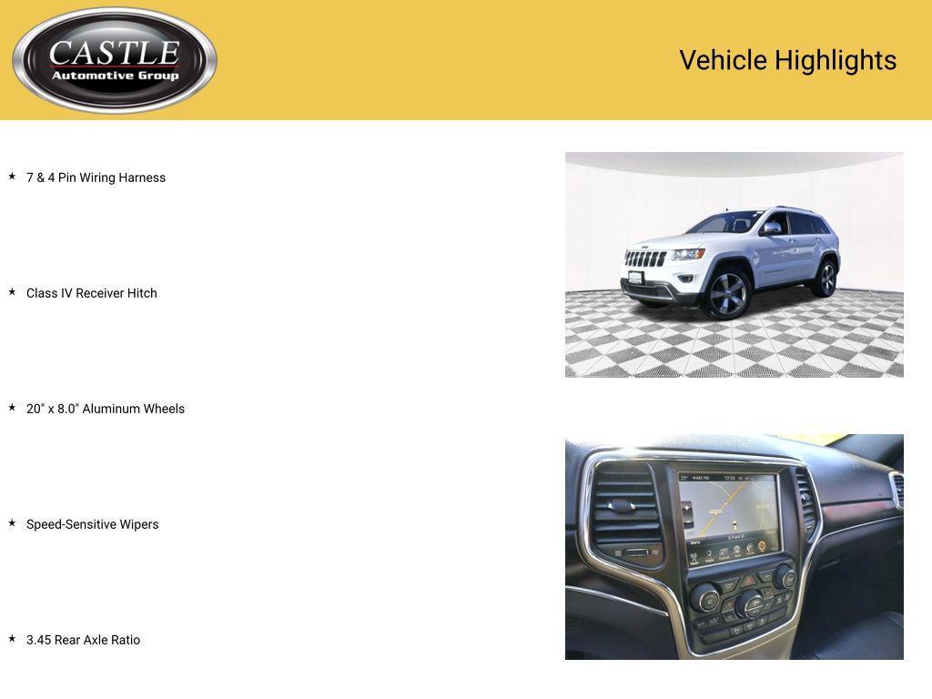 used 2014 Jeep Grand Cherokee car, priced at $12,558