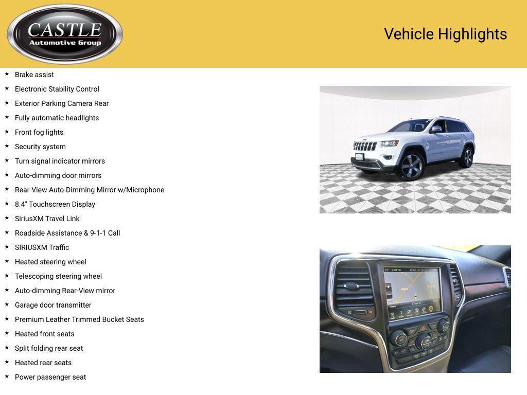 used 2014 Jeep Grand Cherokee car, priced at $12,558