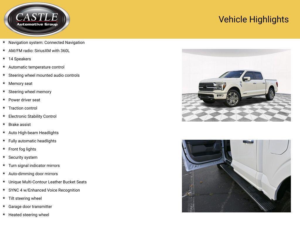 used 2024 Ford F-150 car, priced at $58,358