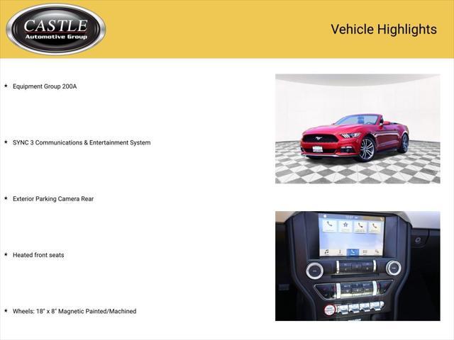 used 2016 Ford Mustang car, priced at $13,997