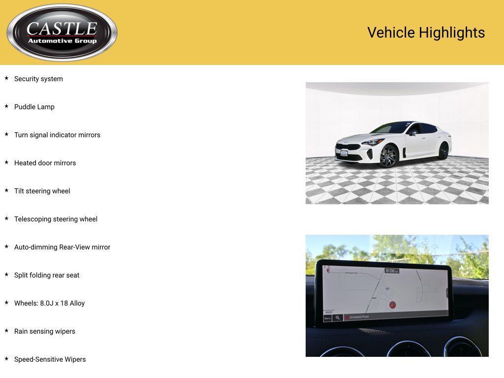 used 2022 Kia Stinger car, priced at $28,997