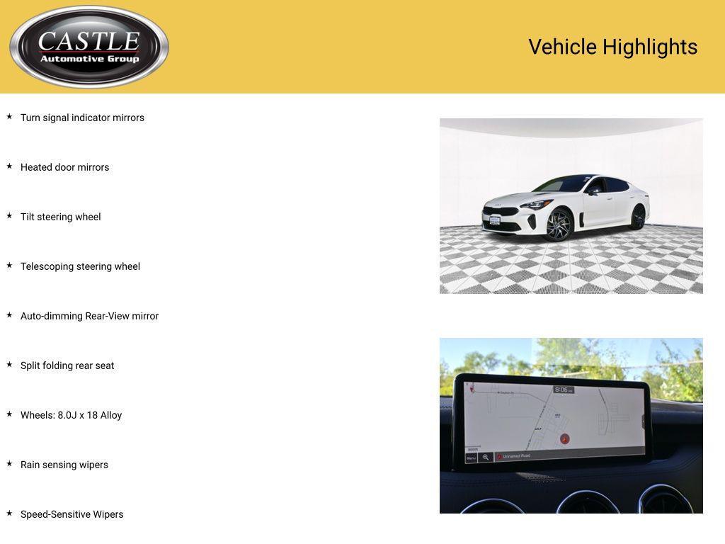 used 2022 Kia Stinger car, priced at $27,997