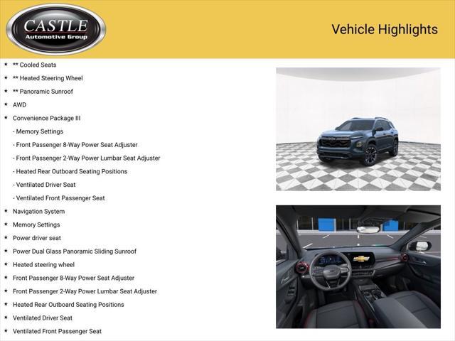 new 2026 Chevrolet Equinox car, priced at $37,875