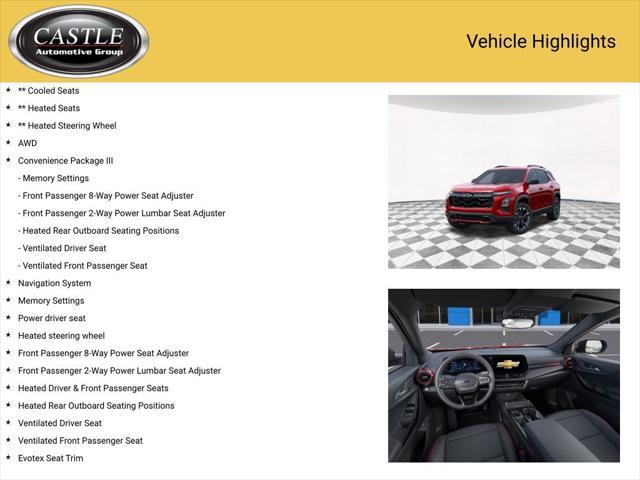 new 2026 Chevrolet Equinox car, priced at $36,829