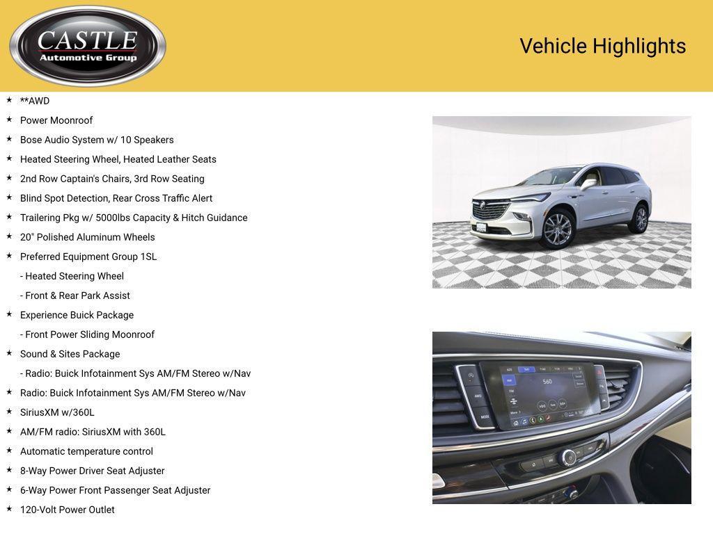 used 2022 Buick Enclave car, priced at $33,999