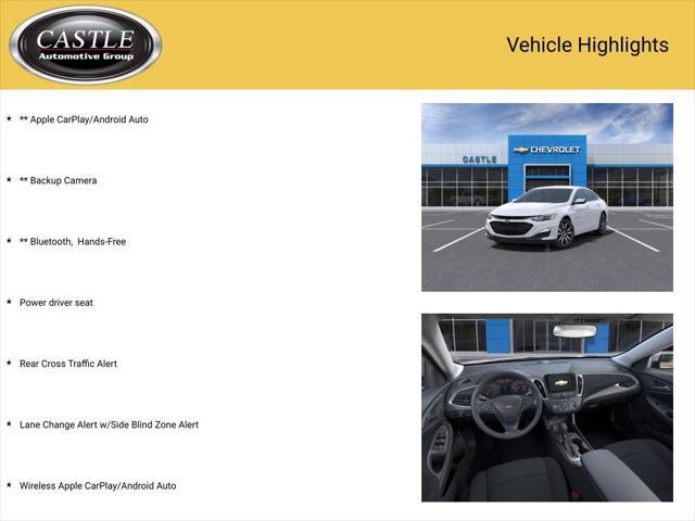 new 2025 Chevrolet Malibu car, priced at $25,574