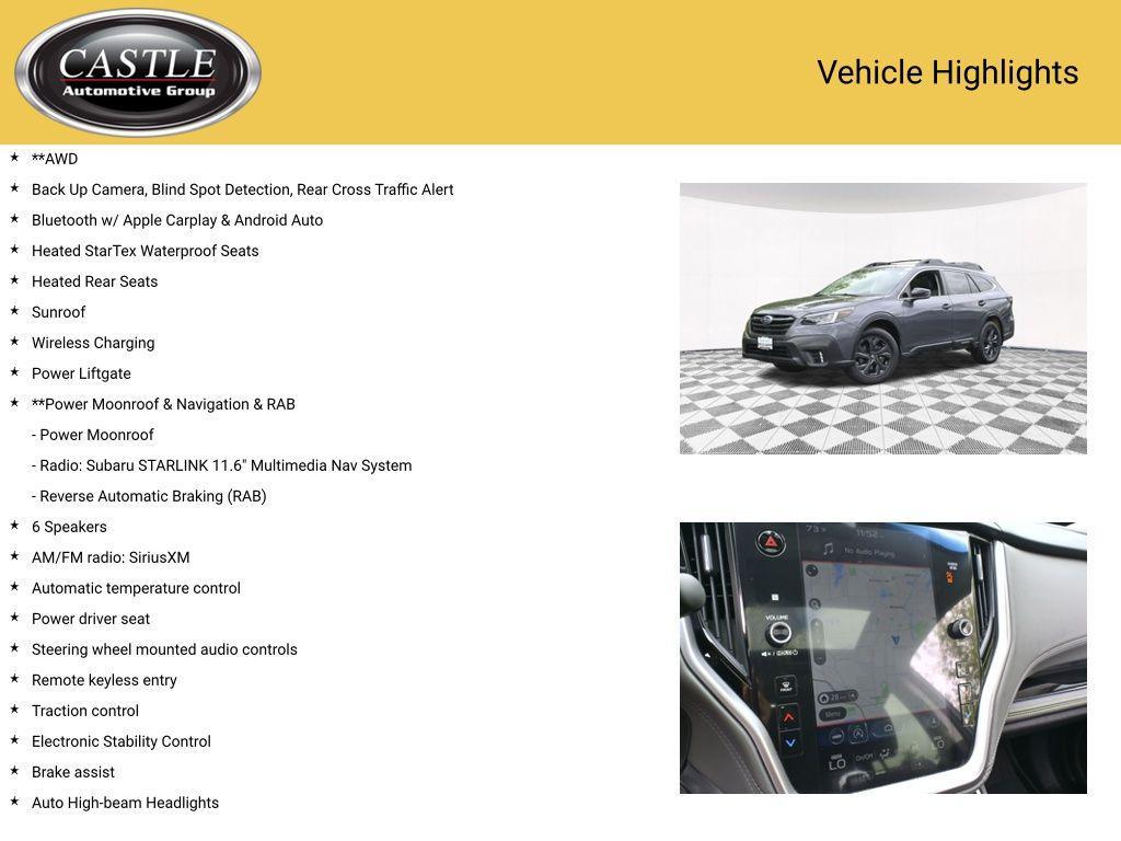 used 2020 Subaru Outback car, priced at $22,697