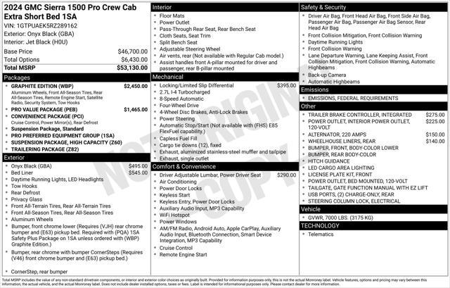 new 2024 GMC Sierra 1500 car, priced at $44,228