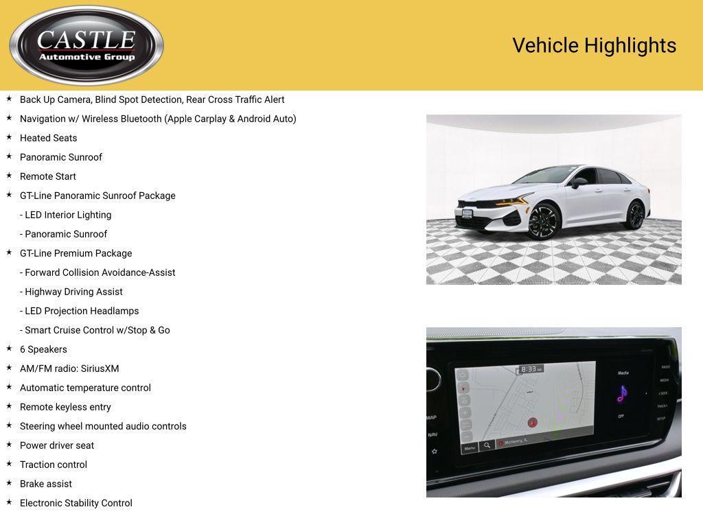used 2024 Kia K5 car, priced at $25,122