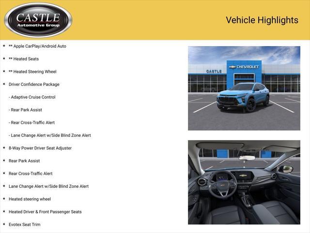 new 2025 Chevrolet Trax car, priced at $25,735