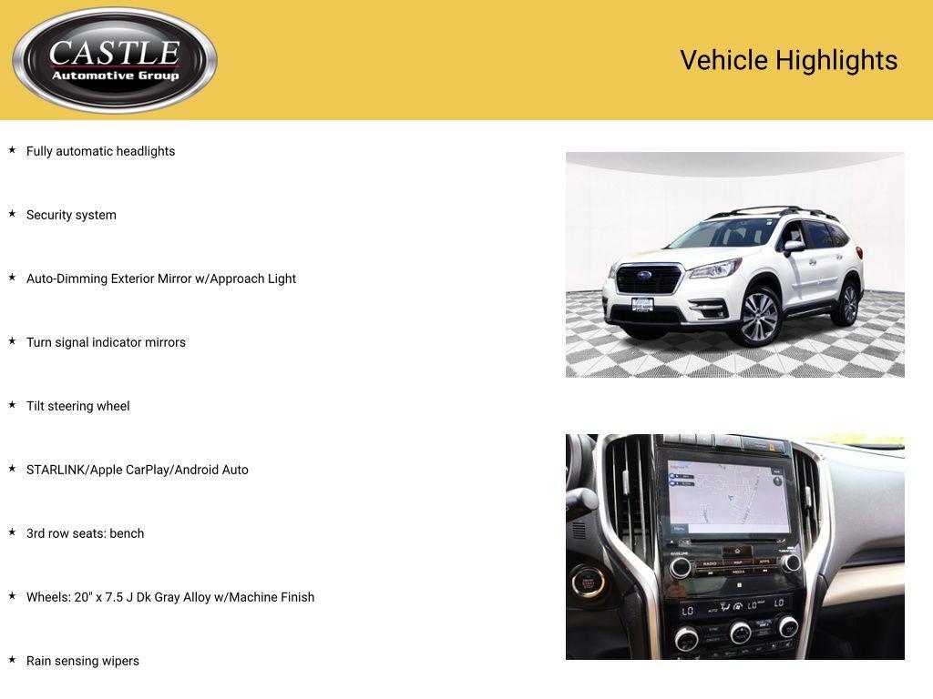 used 2022 Subaru Ascent car, priced at $33,409