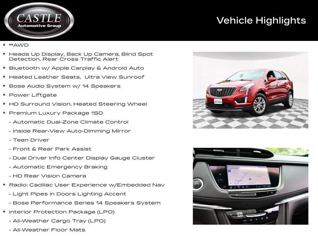 used 2020 Cadillac XT5 car, priced at $27,875