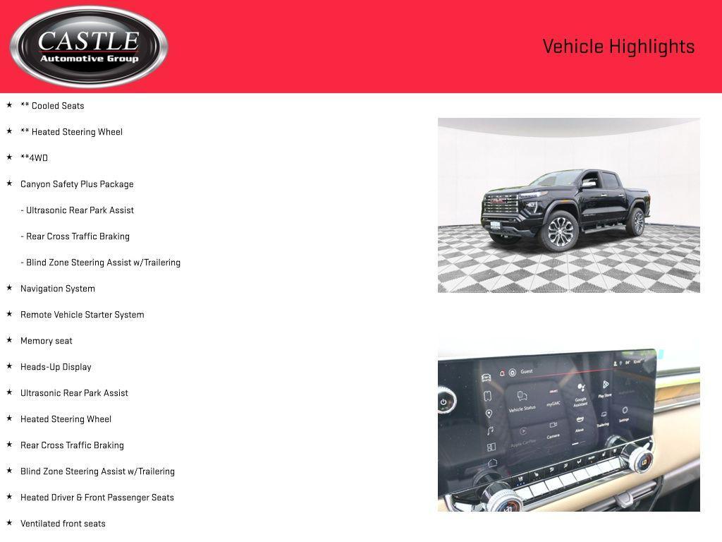 new 2025 GMC Canyon car, priced at $51,443