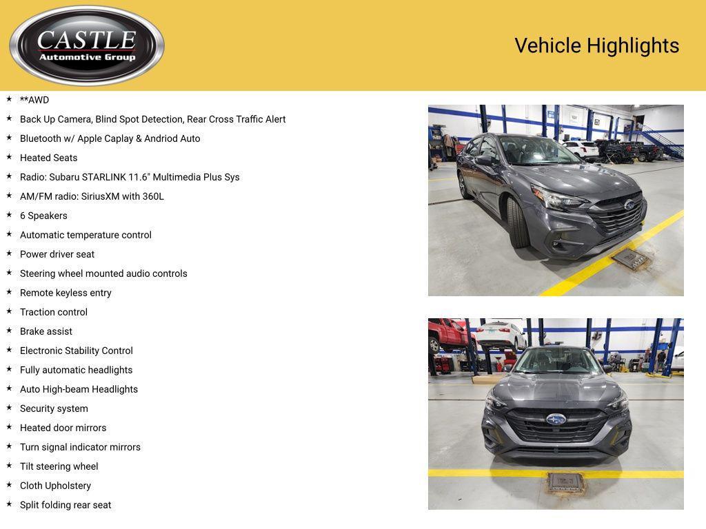 used 2024 Subaru Legacy car, priced at $23,477