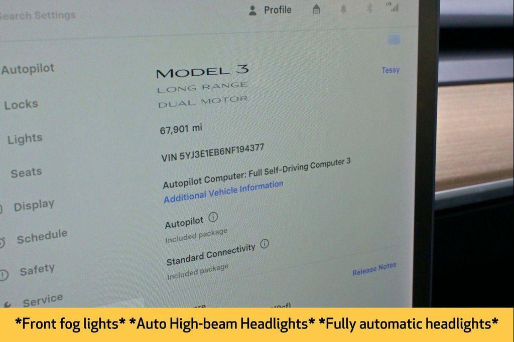 used 2022 Tesla Model 3 car, priced at $23,908