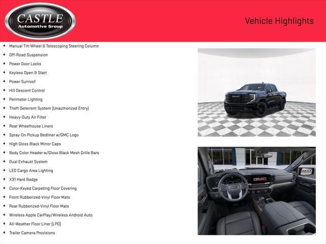 new 2025 GMC Sierra 1500 car, priced at $58,530