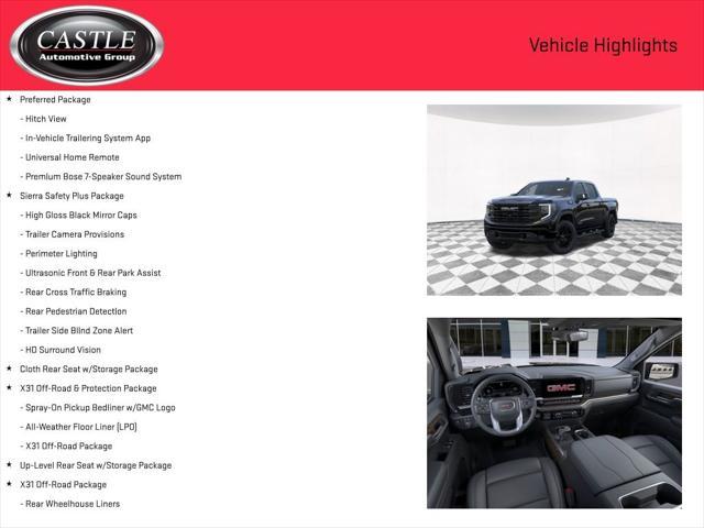 new 2025 GMC Sierra 1500 car, priced at $58,530