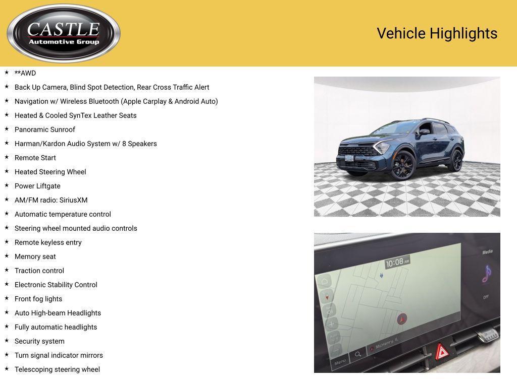 used 2025 Kia Sportage car, priced at $37,999