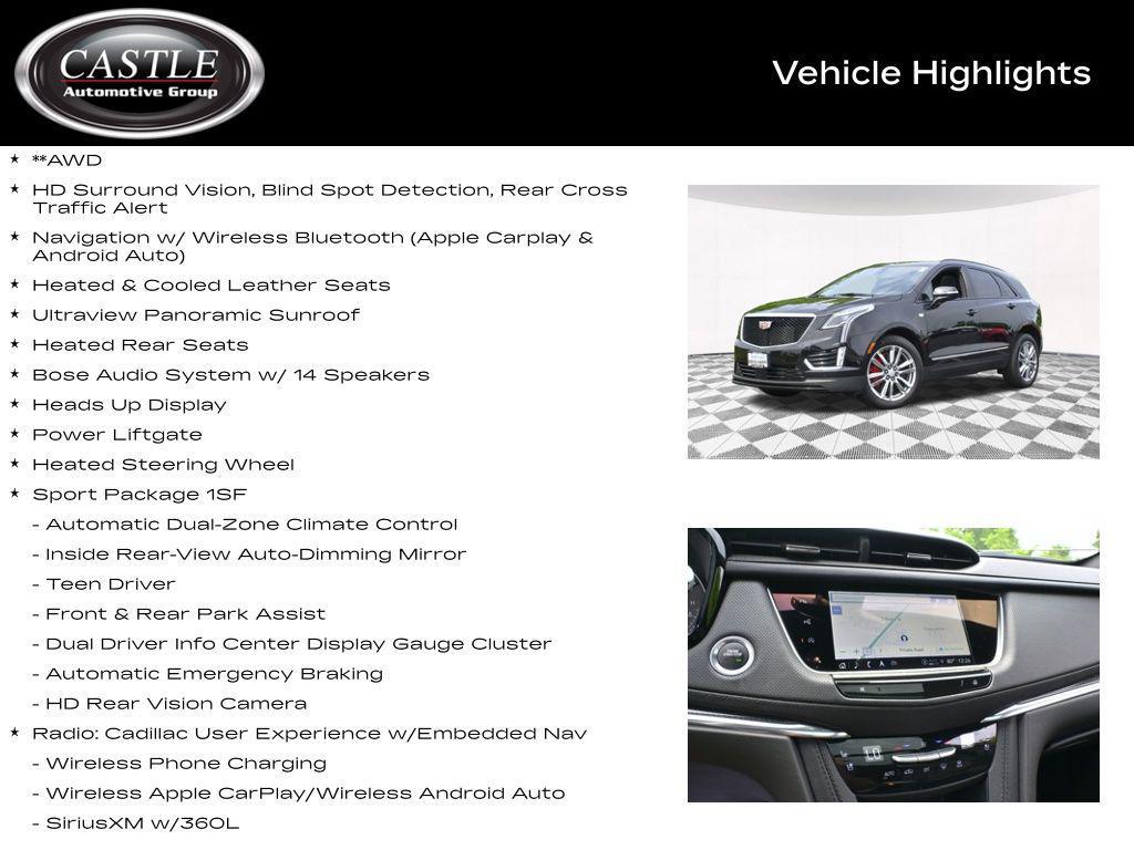 used 2024 Cadillac XT5 car, priced at $47,480