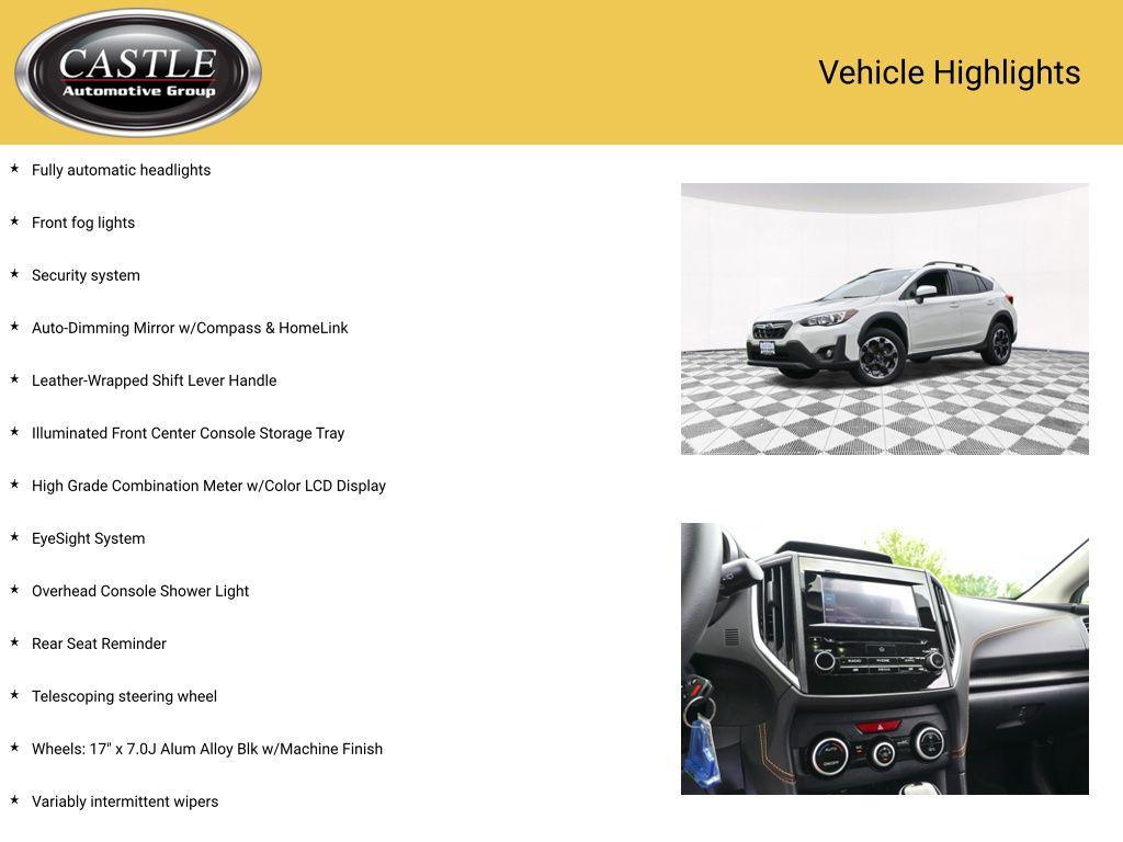 used 2023 Subaru Crosstrek car, priced at $21,997