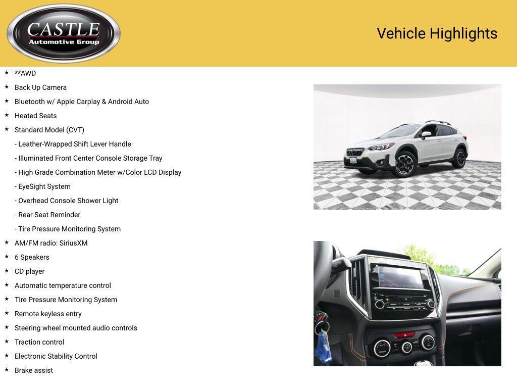 used 2023 Subaru Crosstrek car, priced at $21,997