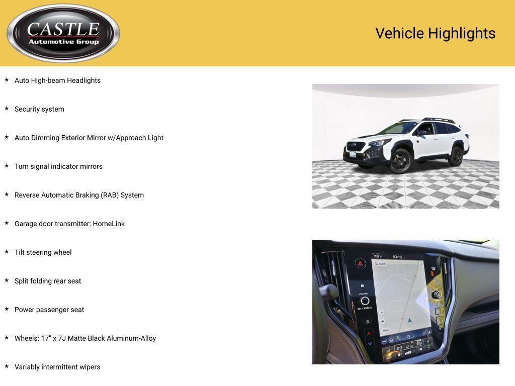 used 2025 Subaru Outback car, priced at $34,583