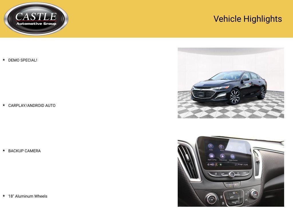 new 2025 Chevrolet Malibu car, priced at $25,204