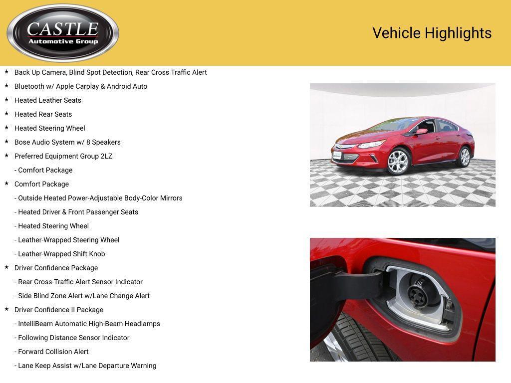 used 2018 Chevrolet Volt car, priced at $19,999