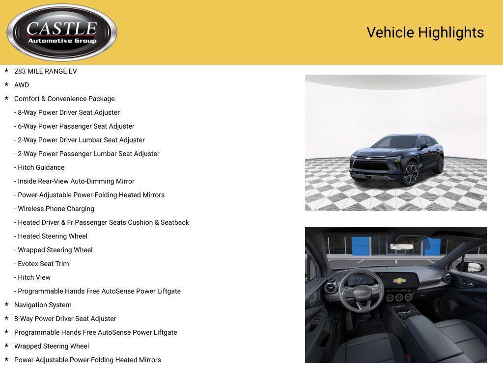 new 2025 Chevrolet Blazer EV car, priced at $38,852