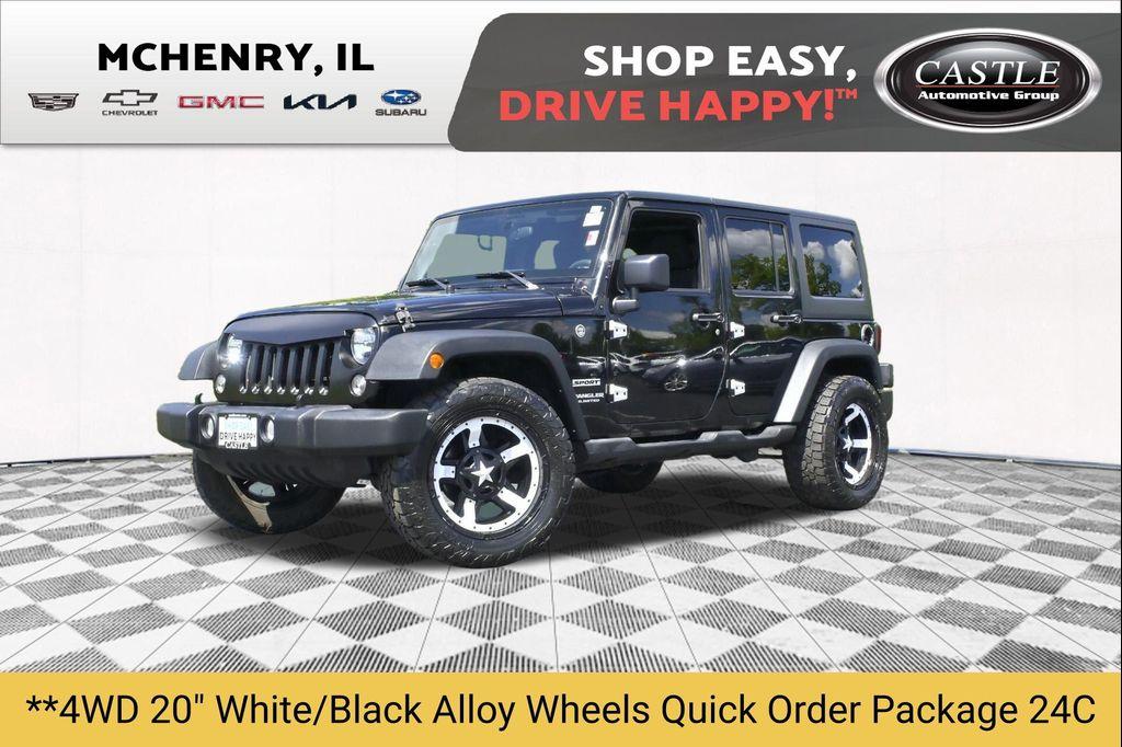 used 2017 Jeep Wrangler Unlimited car, priced at $16,327