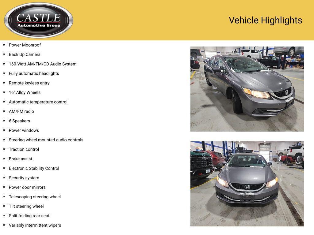 used 2014 Honda Civic car, priced at $11,531