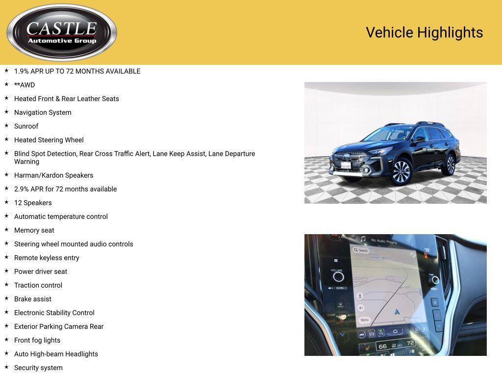 used 2025 Subaru Outback car, priced at $35,980