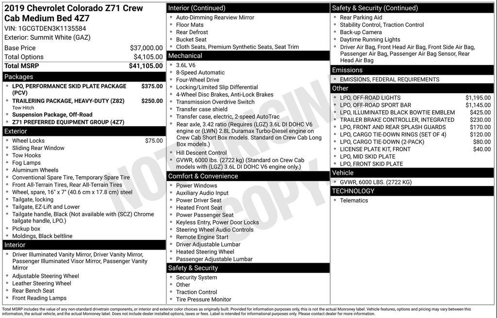 used 2019 Chevrolet Colorado car, priced at $25,811