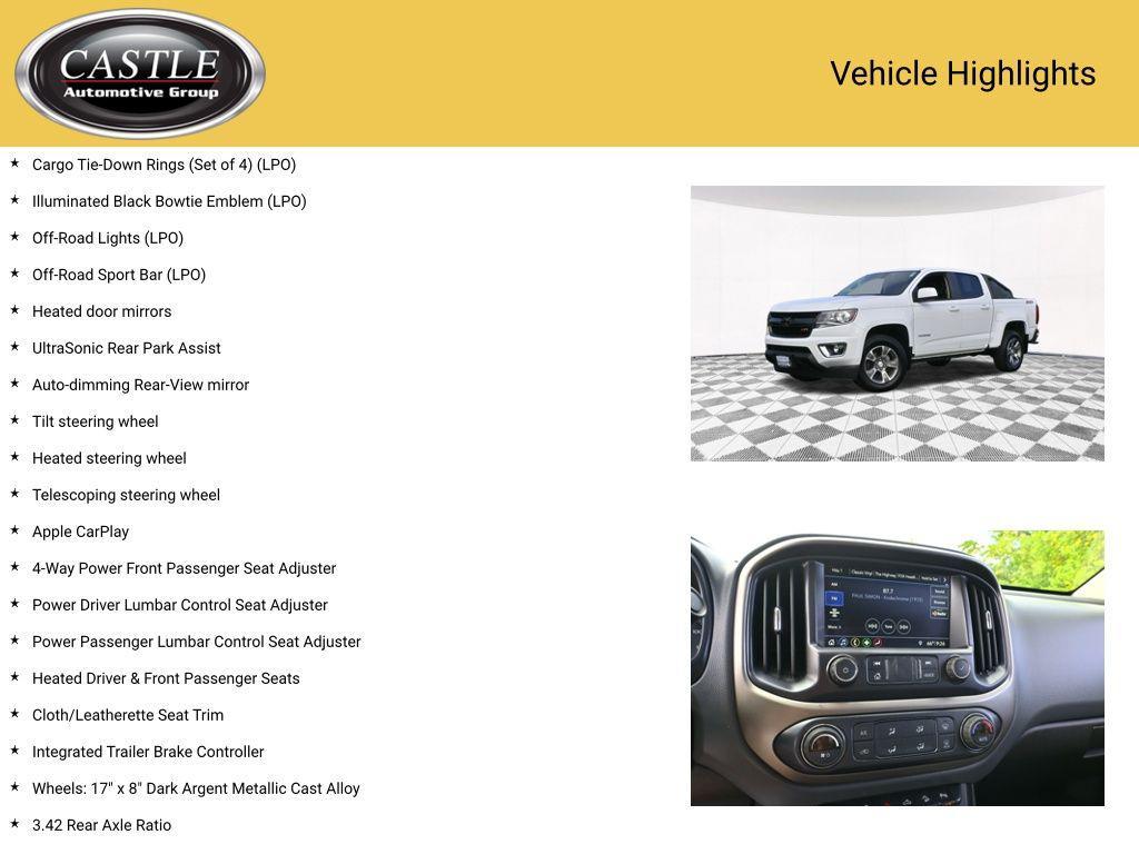 used 2019 Chevrolet Colorado car, priced at $25,811