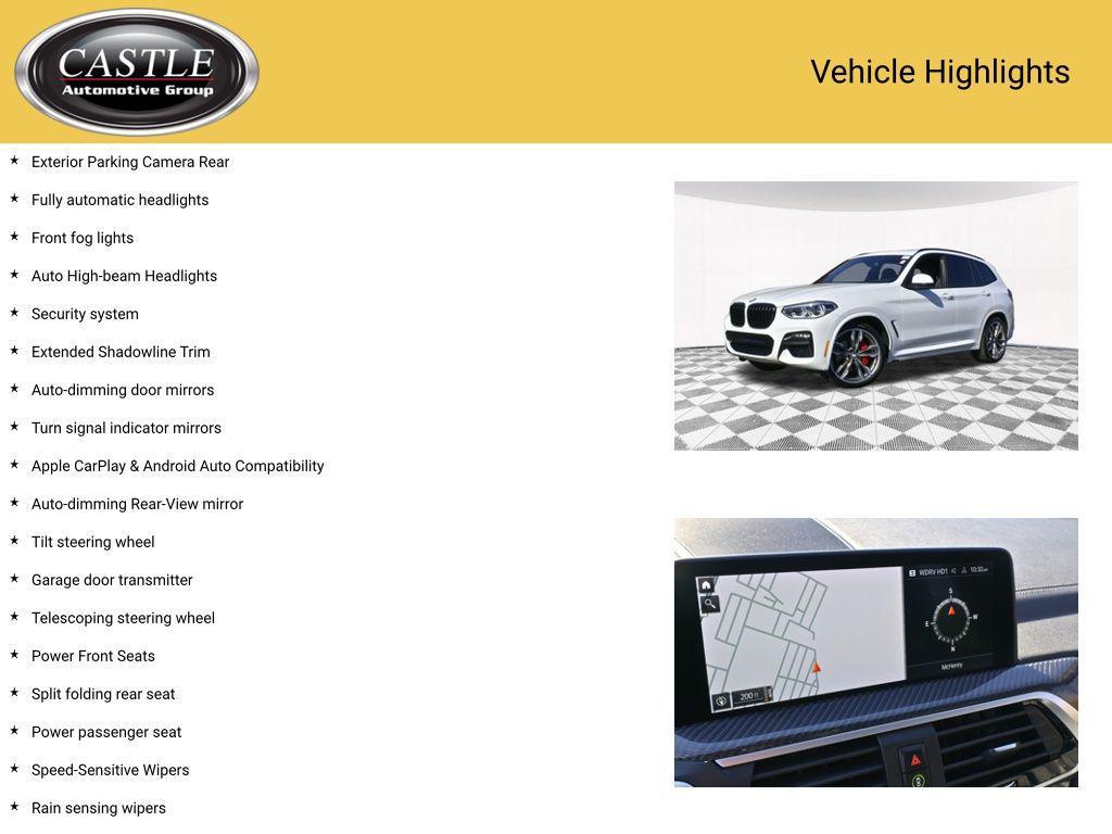 used 2021 BMW X3 car, priced at $33,523