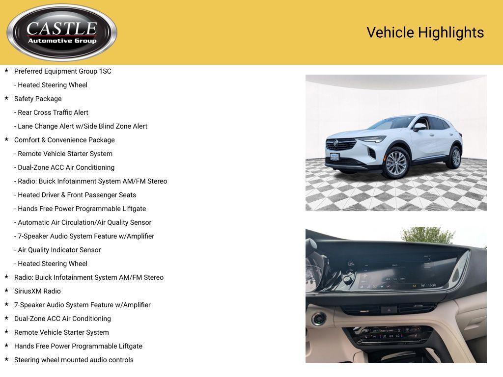 used 2022 Buick Envision car, priced at $25,999