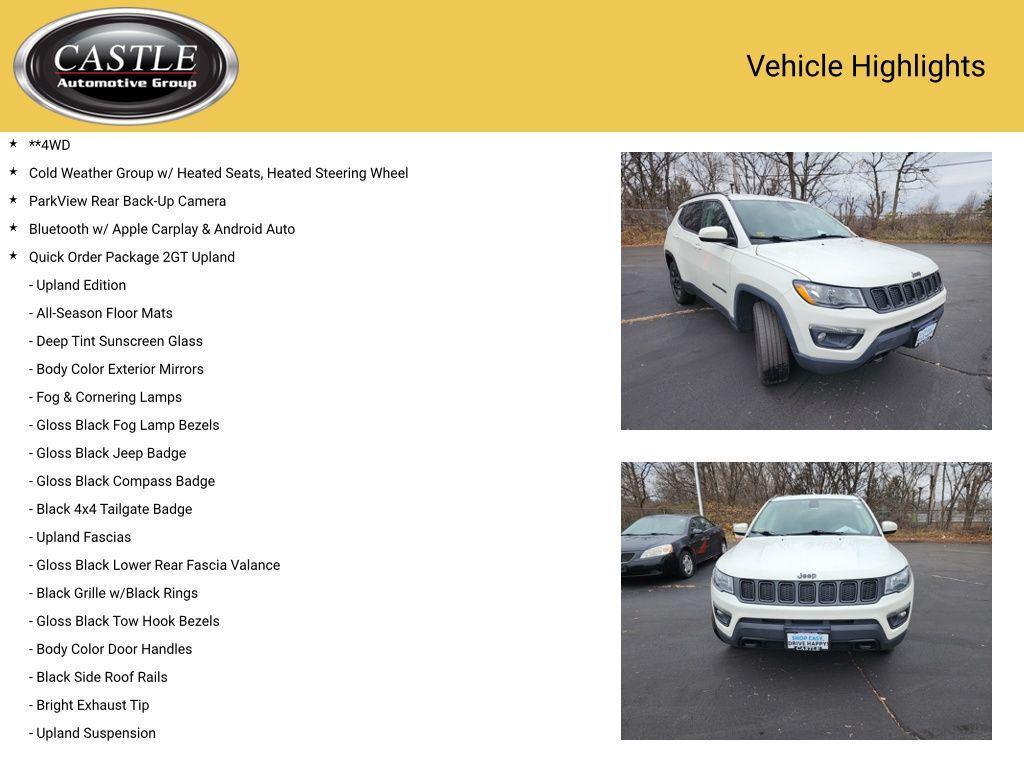 used 2019 Jeep Compass car, priced at $11,621