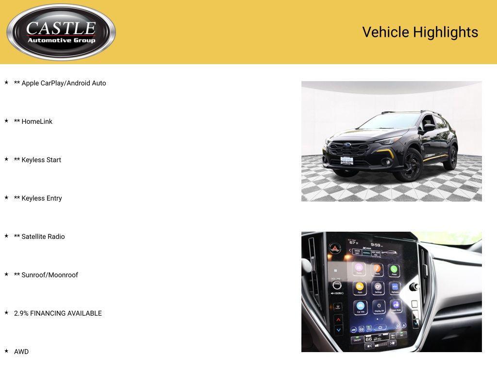 used 2025 Subaru Crosstrek car, priced at $29,907
