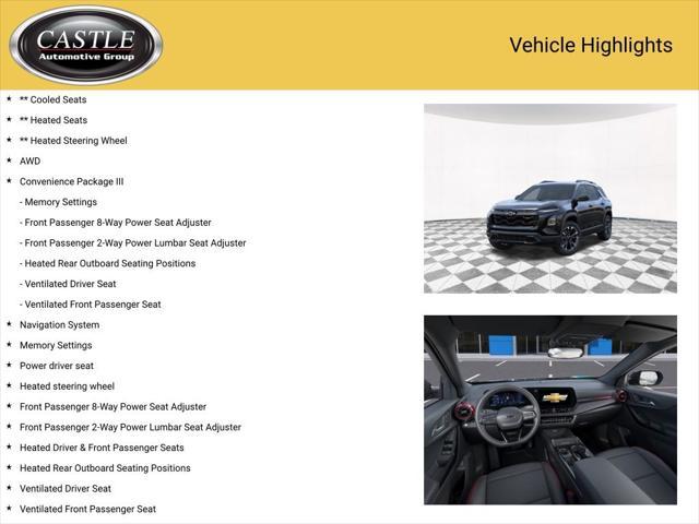 new 2026 Chevrolet Equinox car, priced at $36,368