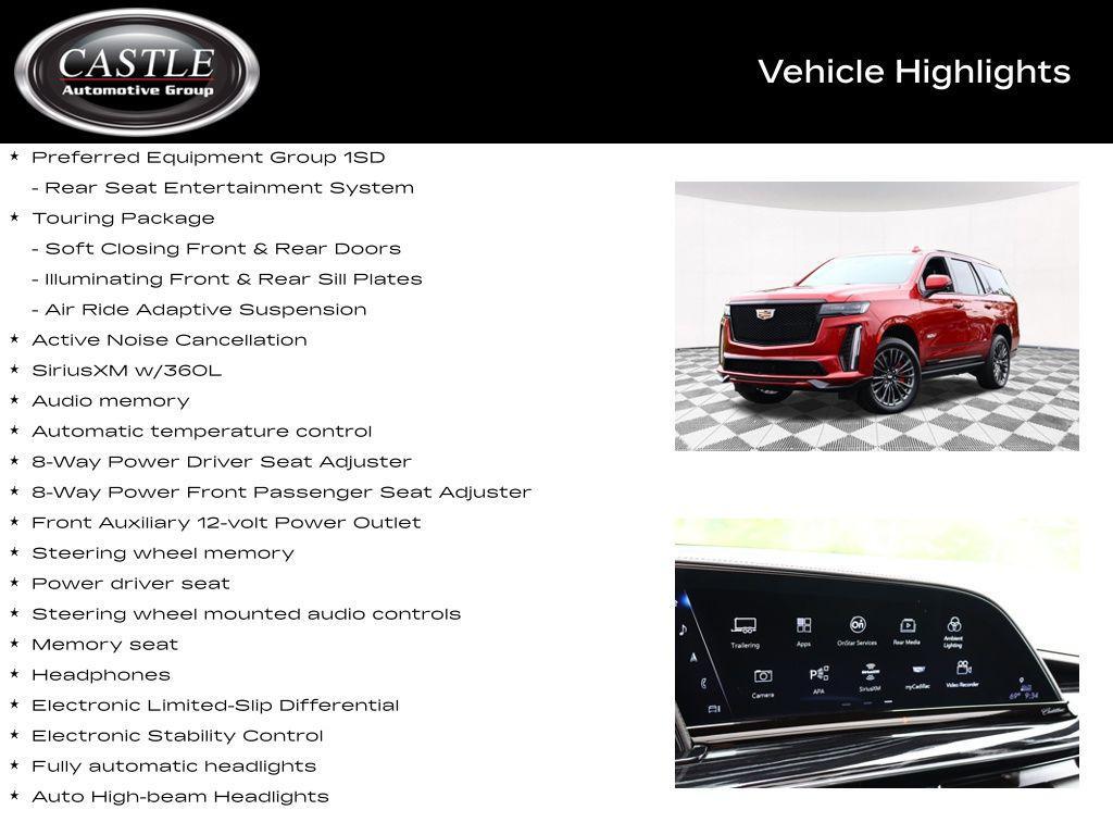used 2023 Cadillac Escalade car, priced at $113,903