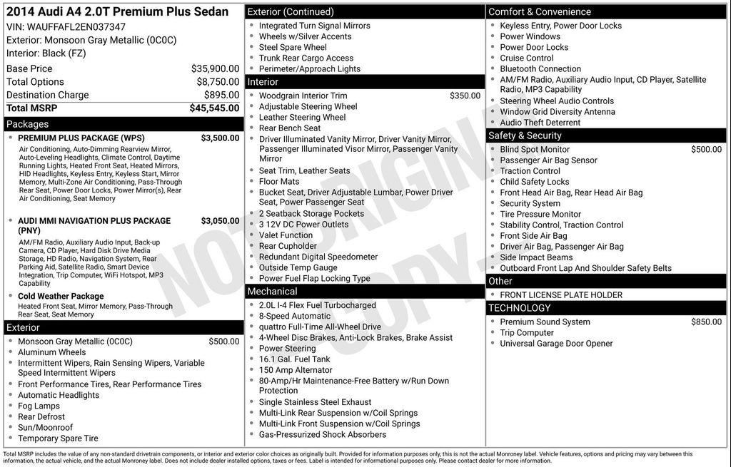 used 2014 Audi A4 car, priced at $9,997