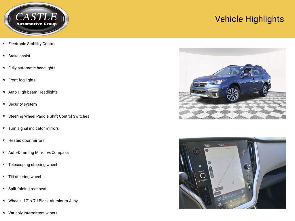 used 2021 Subaru Outback car, priced at $23,975