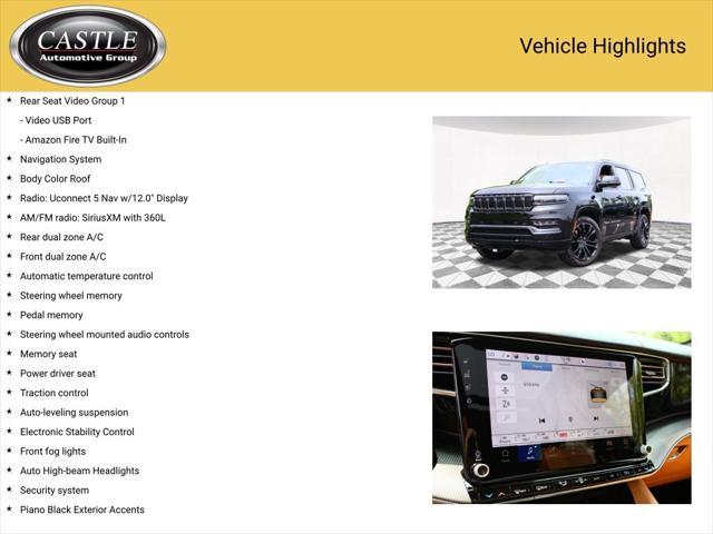 used 2023 Jeep Grand Wagoneer car, priced at $69,999