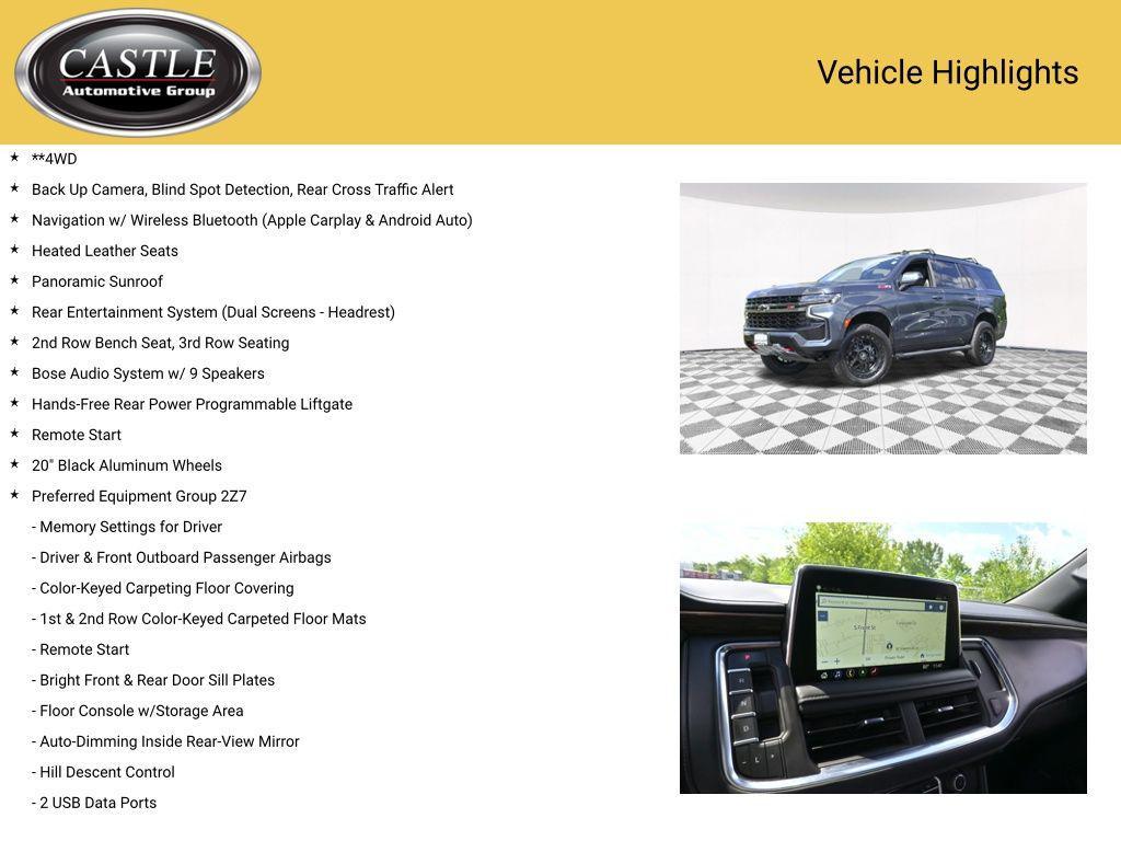 used 2021 Chevrolet Tahoe car, priced at $44,323
