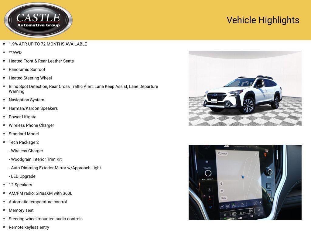 used 2025 Subaru Outback car, priced at $35,970