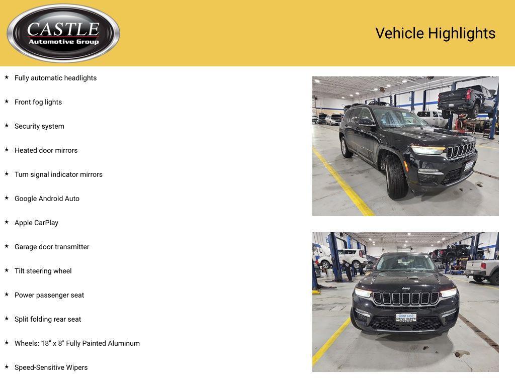 used 2022 Jeep Grand Cherokee car, priced at $29,745