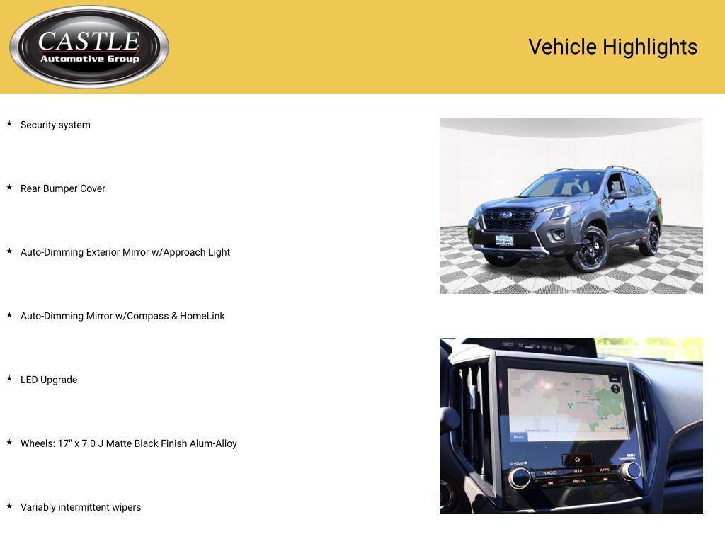 used 2024 Subaru Forester car, priced at $35,590