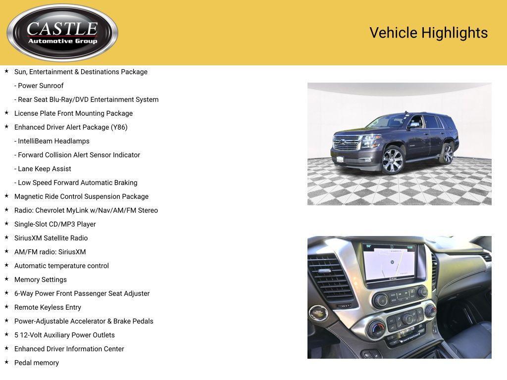 used 2017 Chevrolet Tahoe car, priced at $24,997